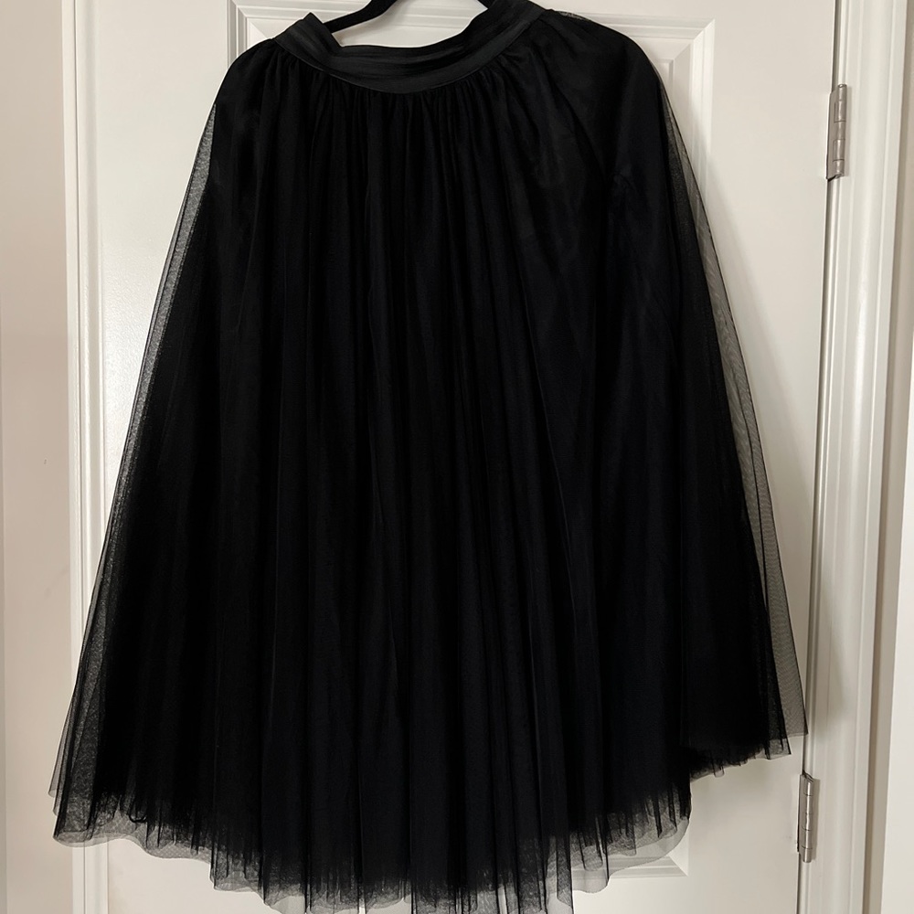 Long tulle skirt
